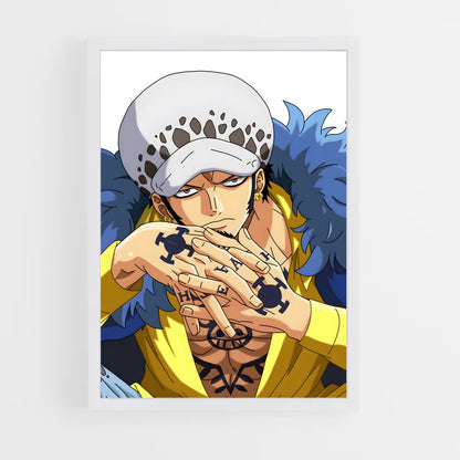 ap-trafalgar law-1 cadre Blanc