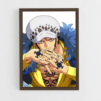 ap-trafalgar law-1 cadre Bois foncé