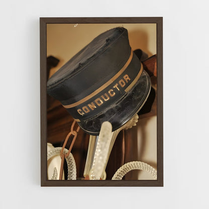 ap-train conductor-2 cadre Bois foncé