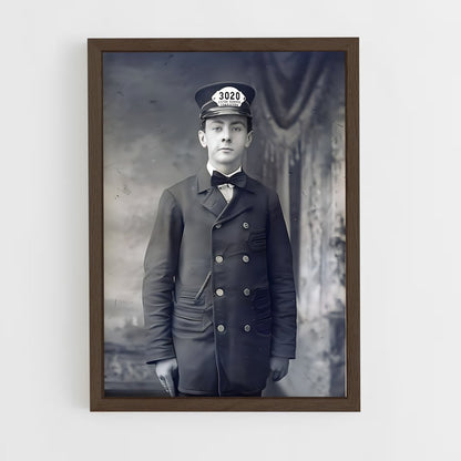 ap-train conductor-3 cadre Bois foncé