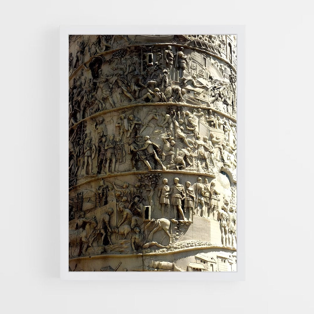ap-trajan column reliefs-10 cadre Blanc