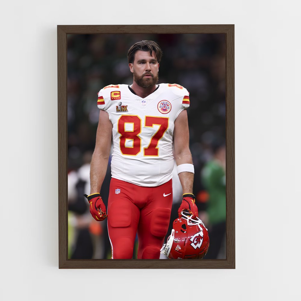 ap-travis kelce-1 cadre Bois foncé