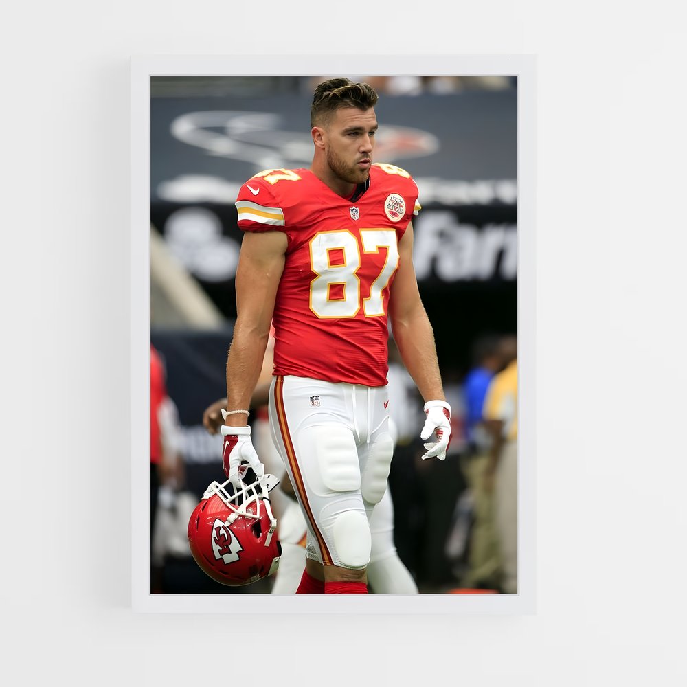 ap-travis kelce-5 cadre Blanc