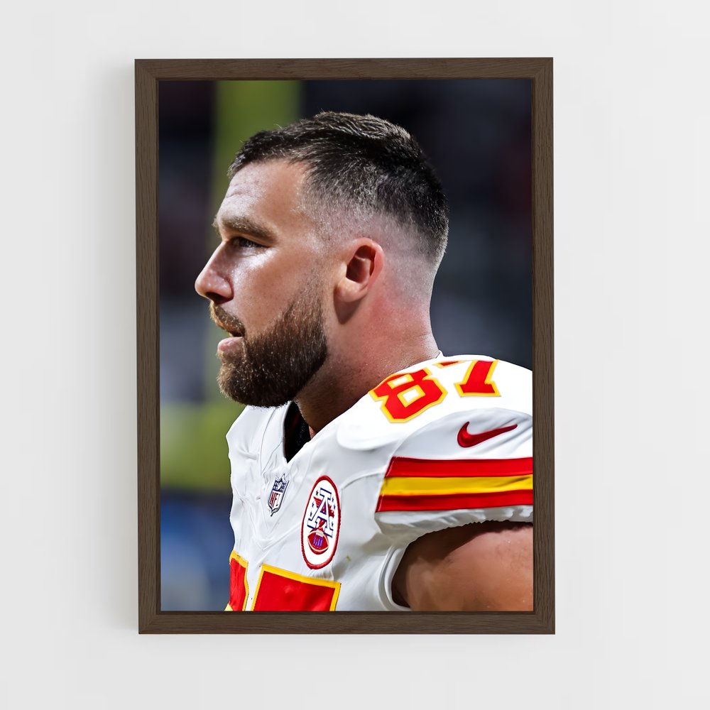 ap-travis kelce-6 cadre Bois foncé