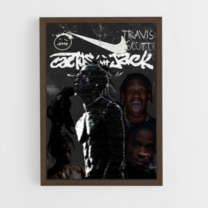 ap-travis scott-2 cadre Bois foncé