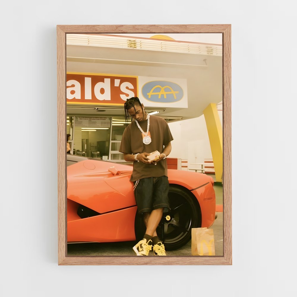 ap-travis scott-3 cadre Bois clair