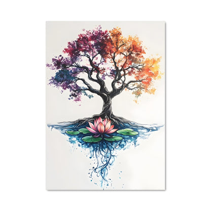 Poster Arbre Lotus