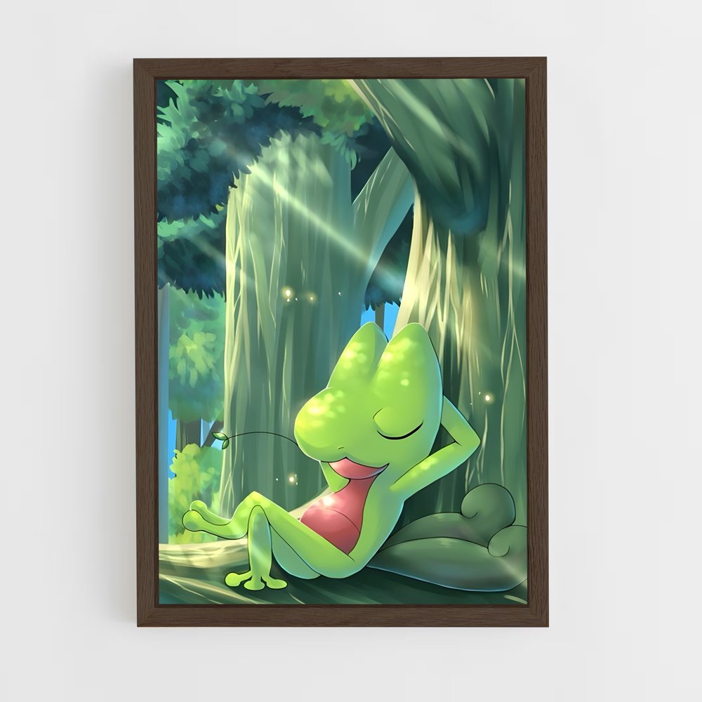 ap-treecko-1 cadre Bois foncé
