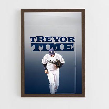 ap-trevor hoffman-2 cadre Bois foncé