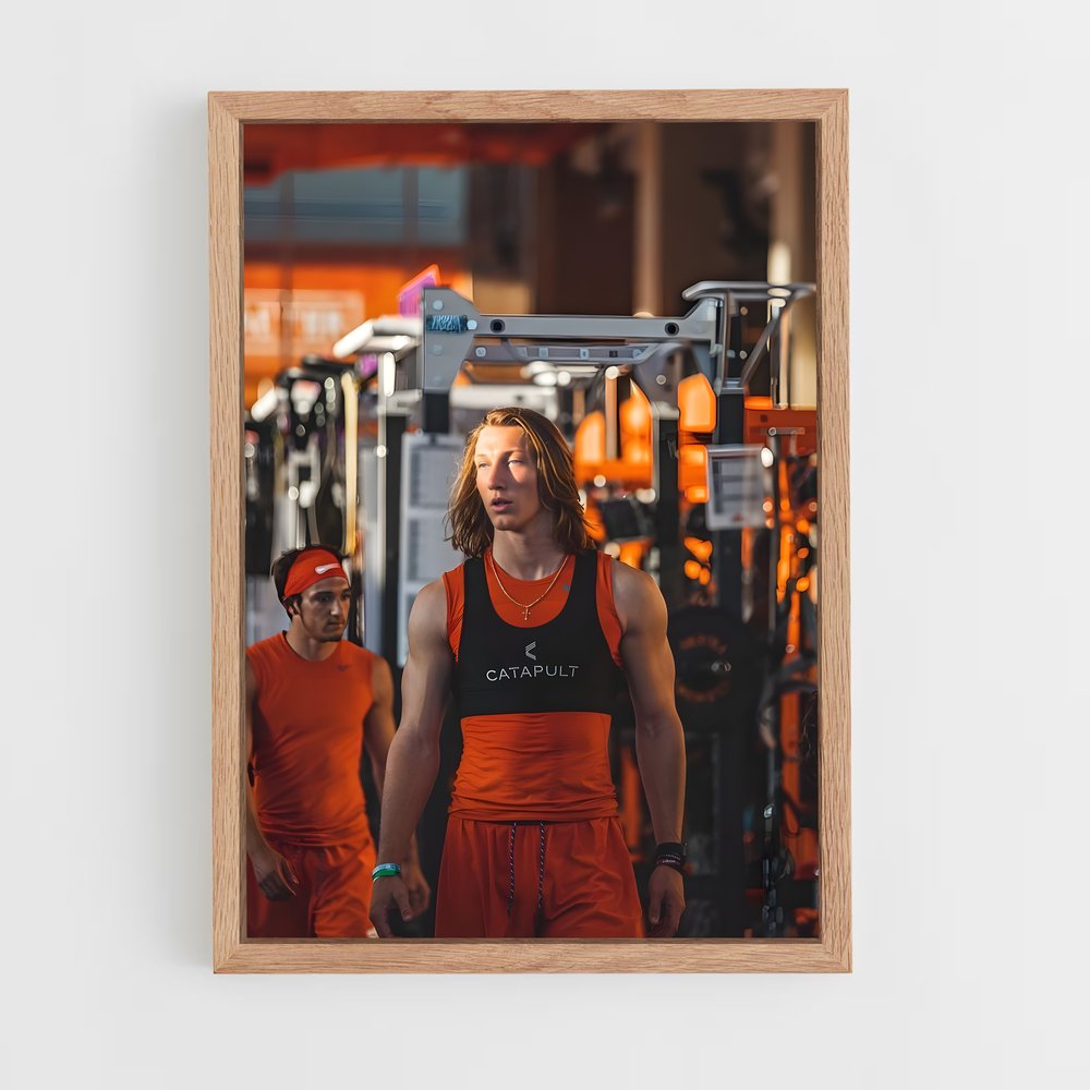 ap-trevor lawrence-1 cadre Bois clair