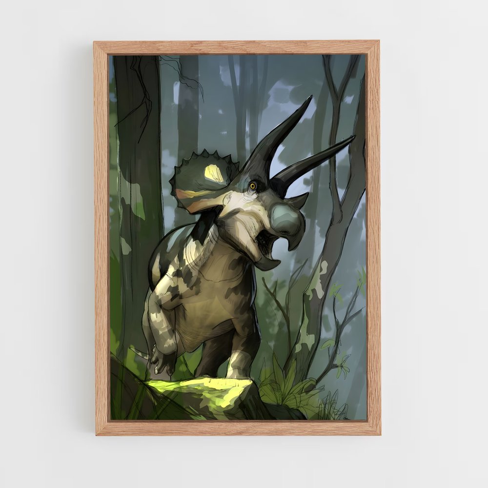 ap-triceratops-2 cadre Bois clair