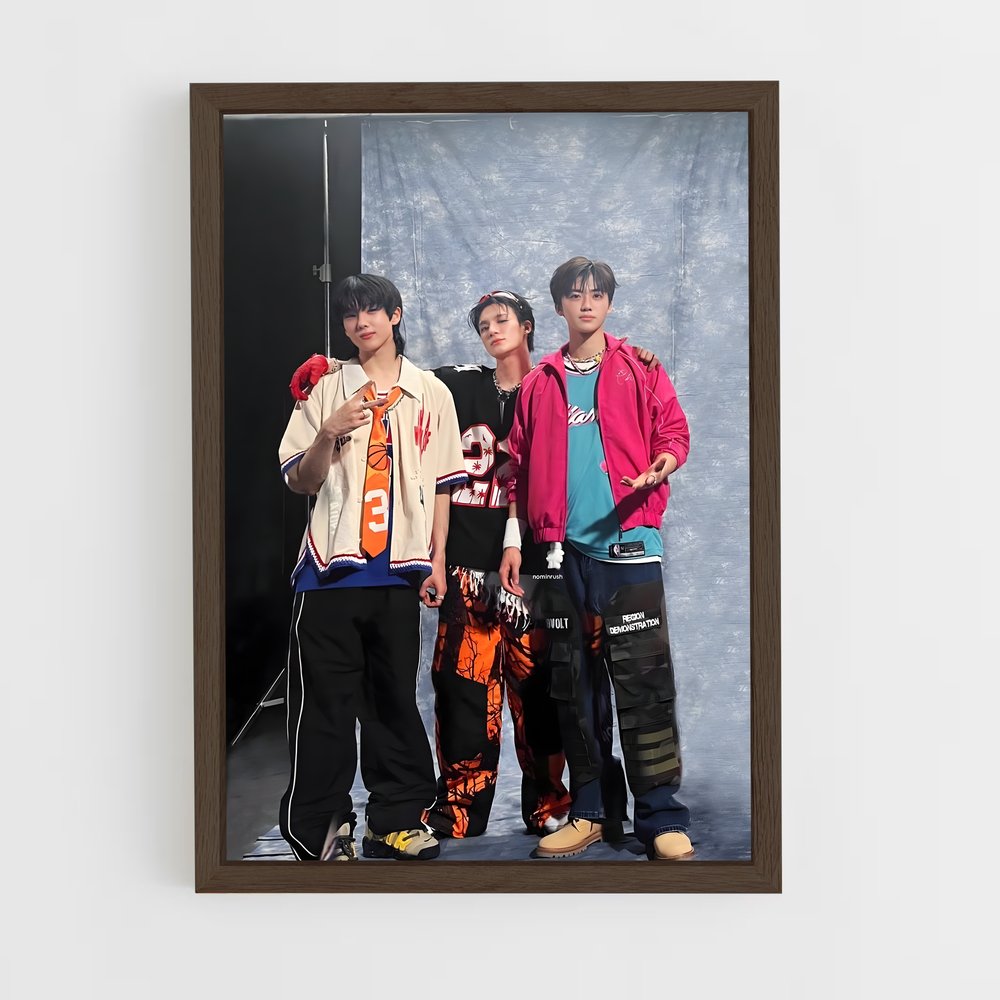 ap-triple j-1 cadre Bois foncé