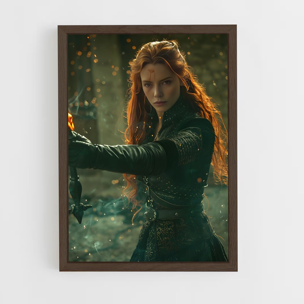 ap-triss merigold-10 cadre Bois foncé