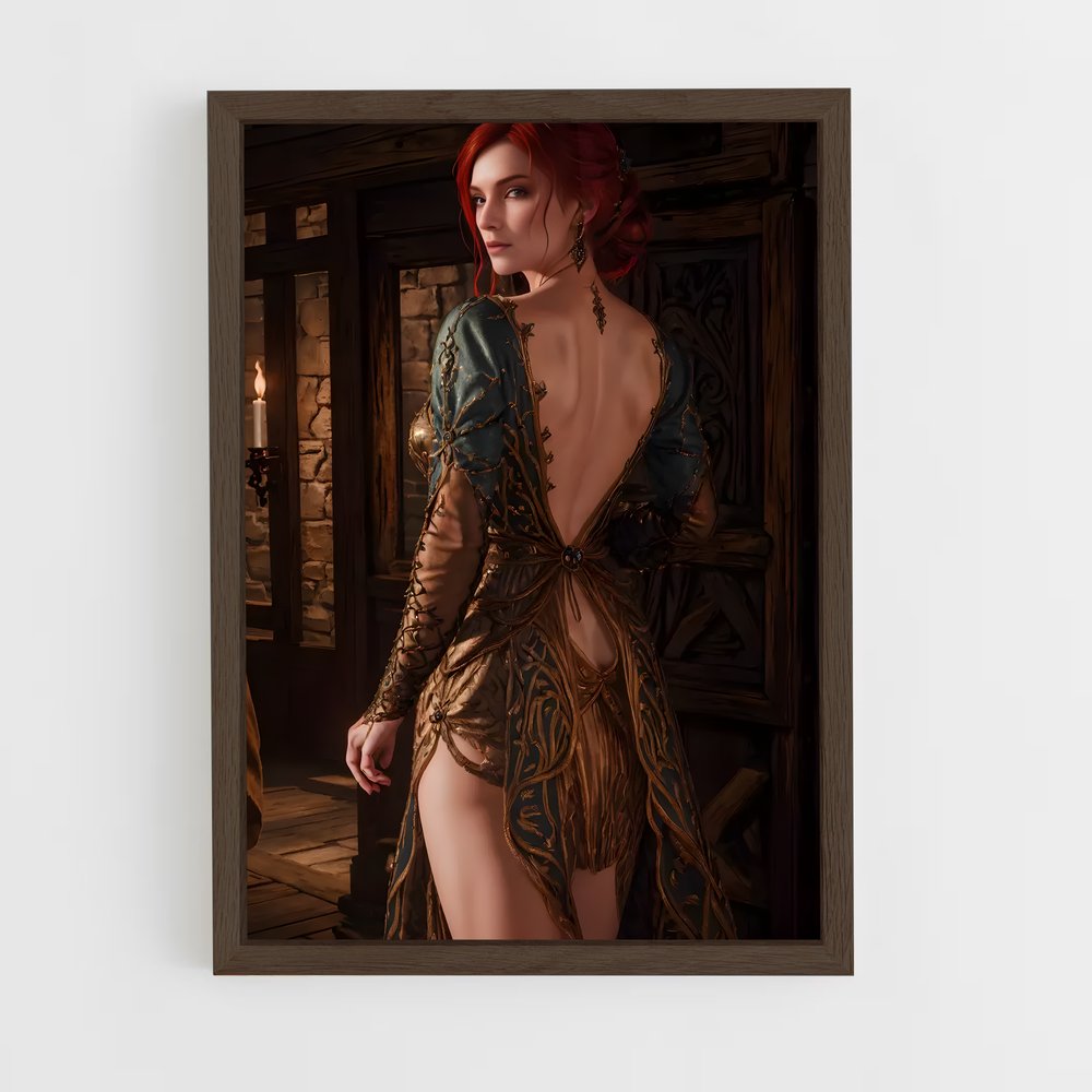 ap-triss merigold-3 cadre Bois foncé