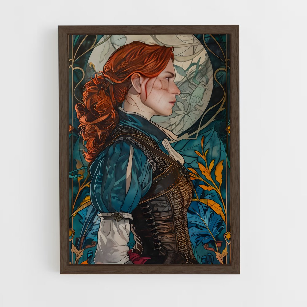 ap-triss merigold-4 cadre Bois foncé