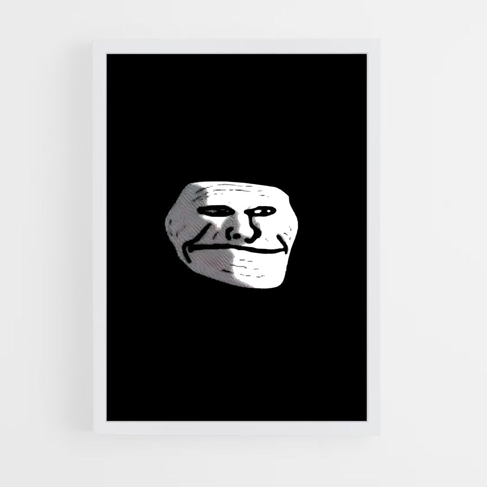 ap-trollface-3 cadre Blanc