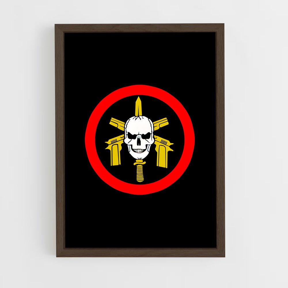 ap-tropa de elite-1 cadre Bois foncé