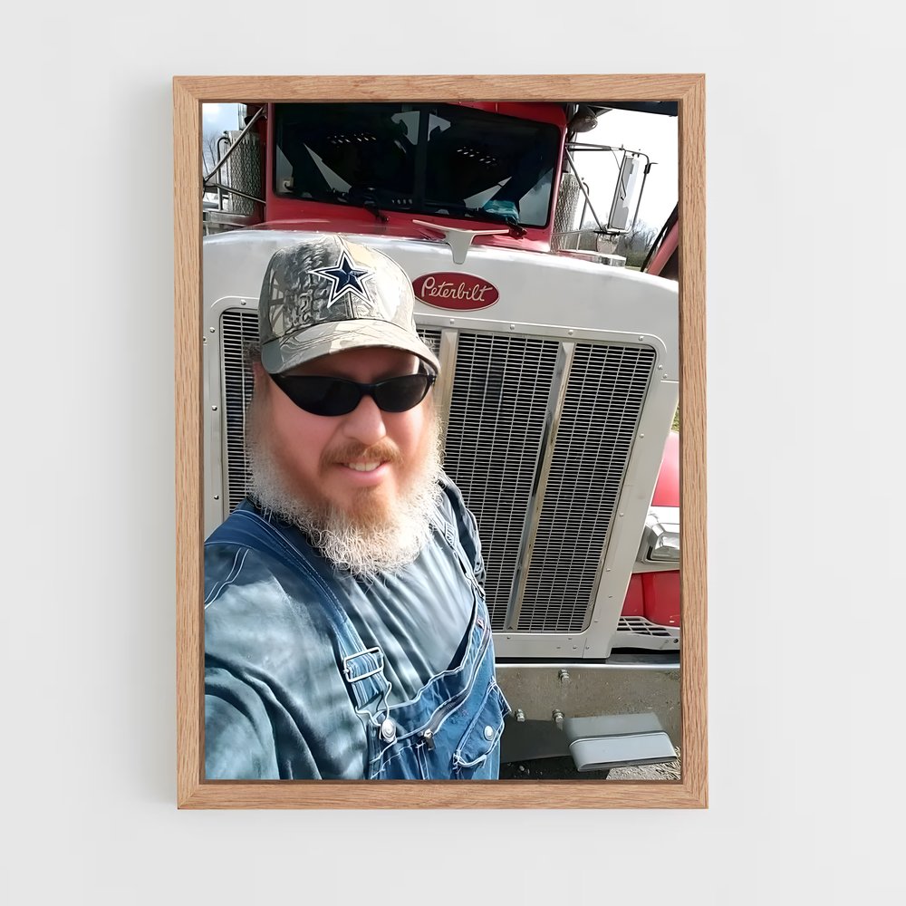 ap-truck driver-2 cadre Bois clair