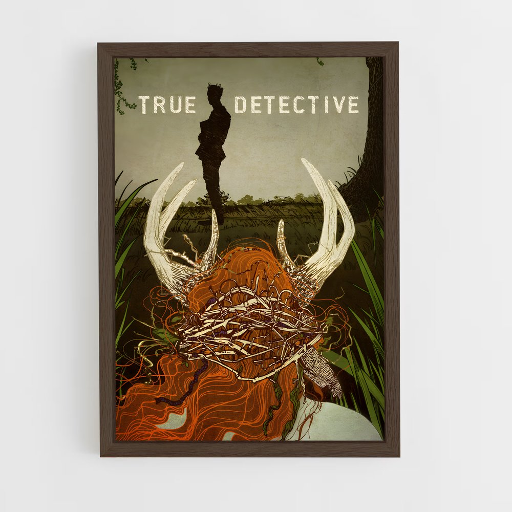 ap-true detective-4 cadre Bois foncé