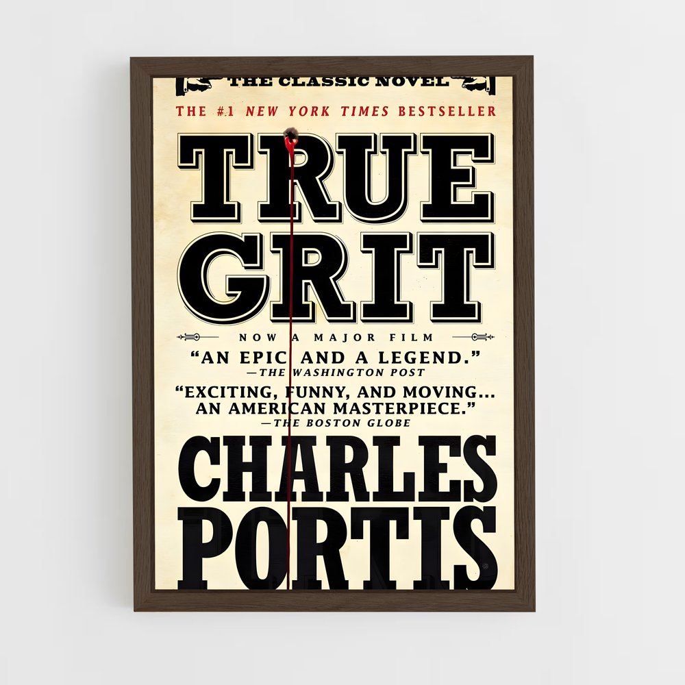 ap-true grit-1 cadre Bois foncé