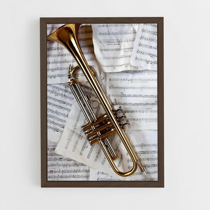 ap-trumpet-4 cadre Bois foncé