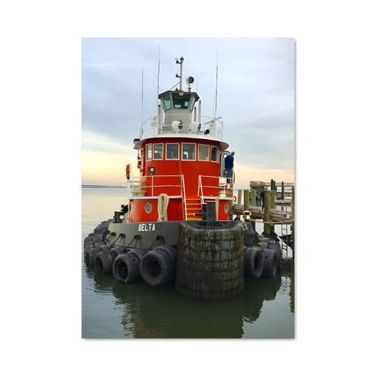 Poster Le Remorqueur Rouge