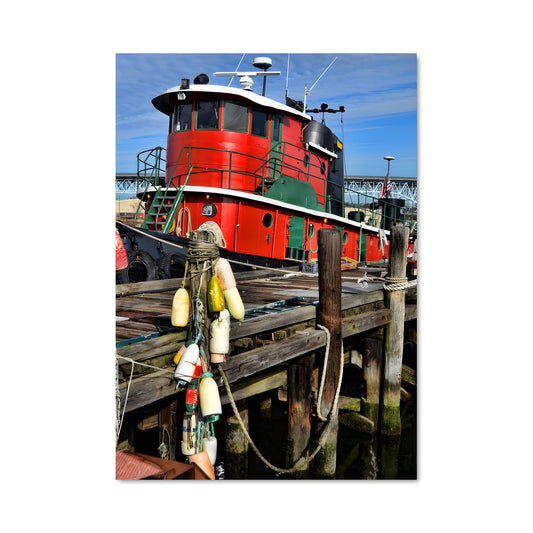 Poster Embarquement Coloré