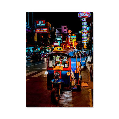 Poster Tuk Tuk en Folie