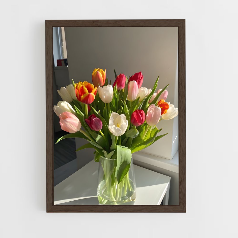 ap-tulip-1 cadre Bois foncé