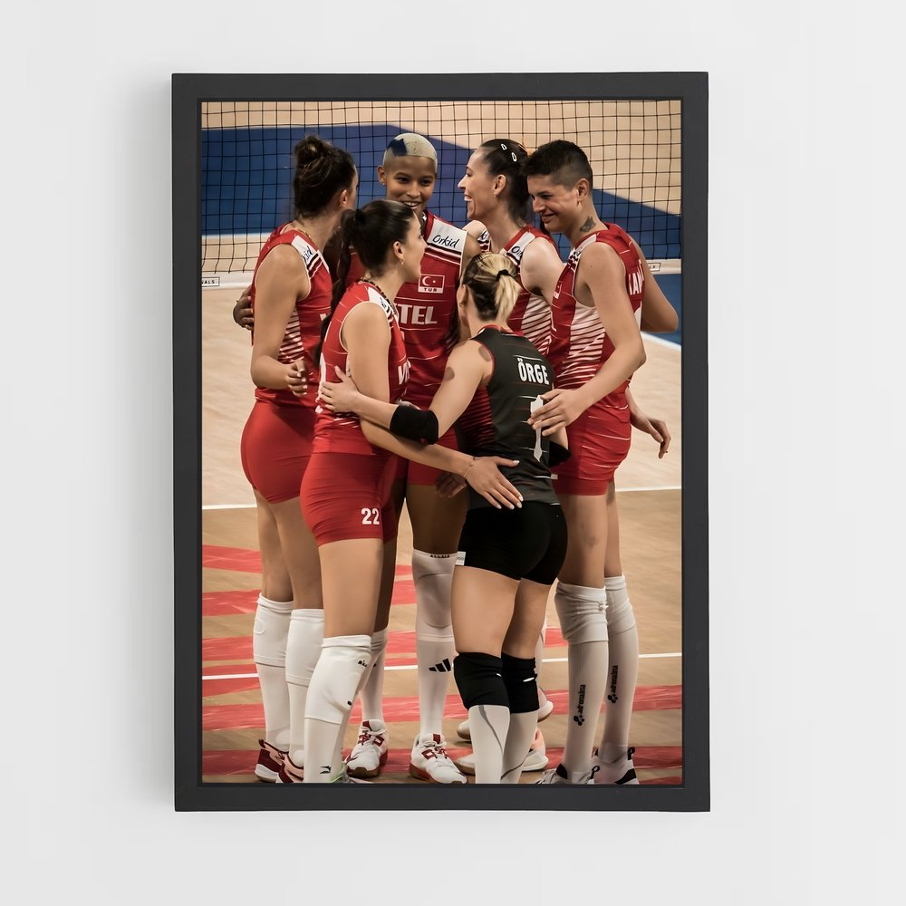 ap-turkey national volleyball team-3 cadre Noir