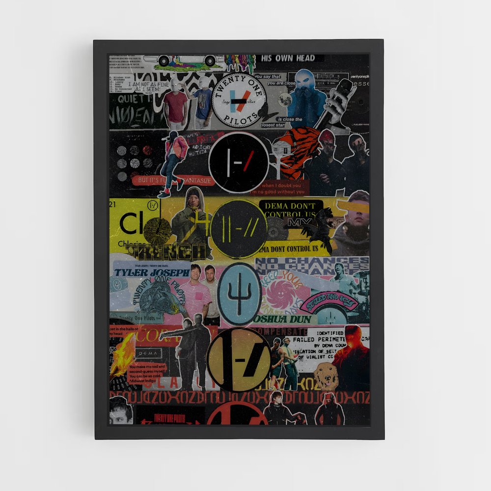 ap-twenty one pilots-2 cadre Noir