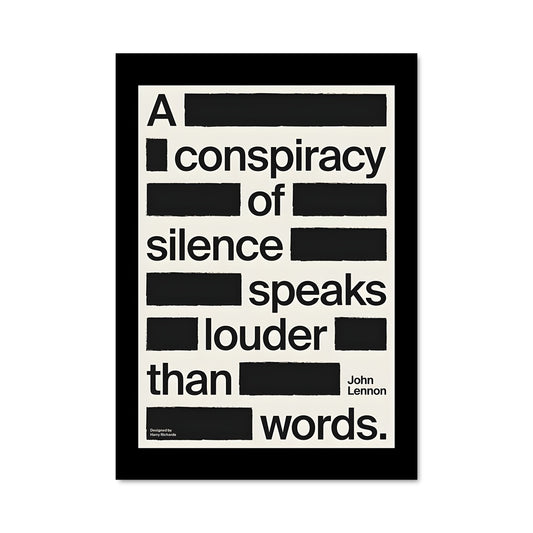 Poster Le Silence Éloquent