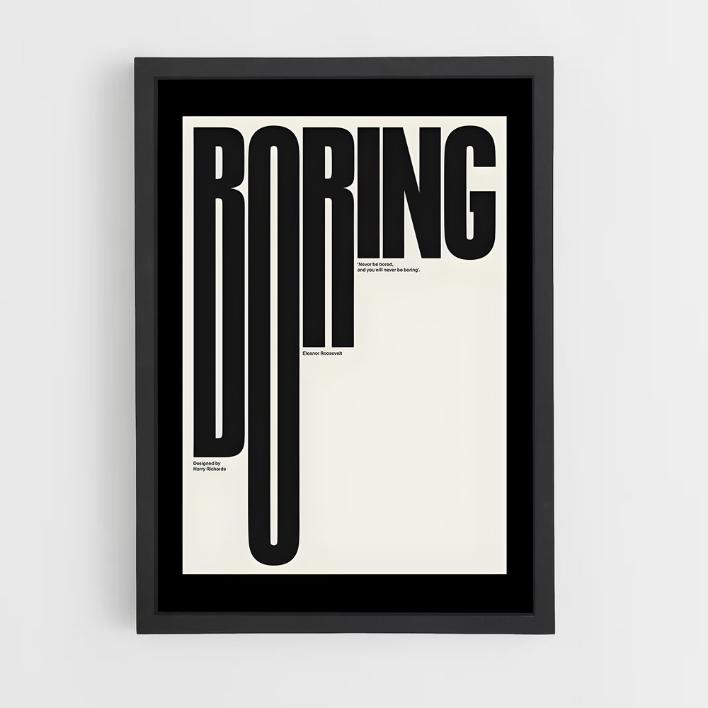 ap-typography art-2 cadre Noir