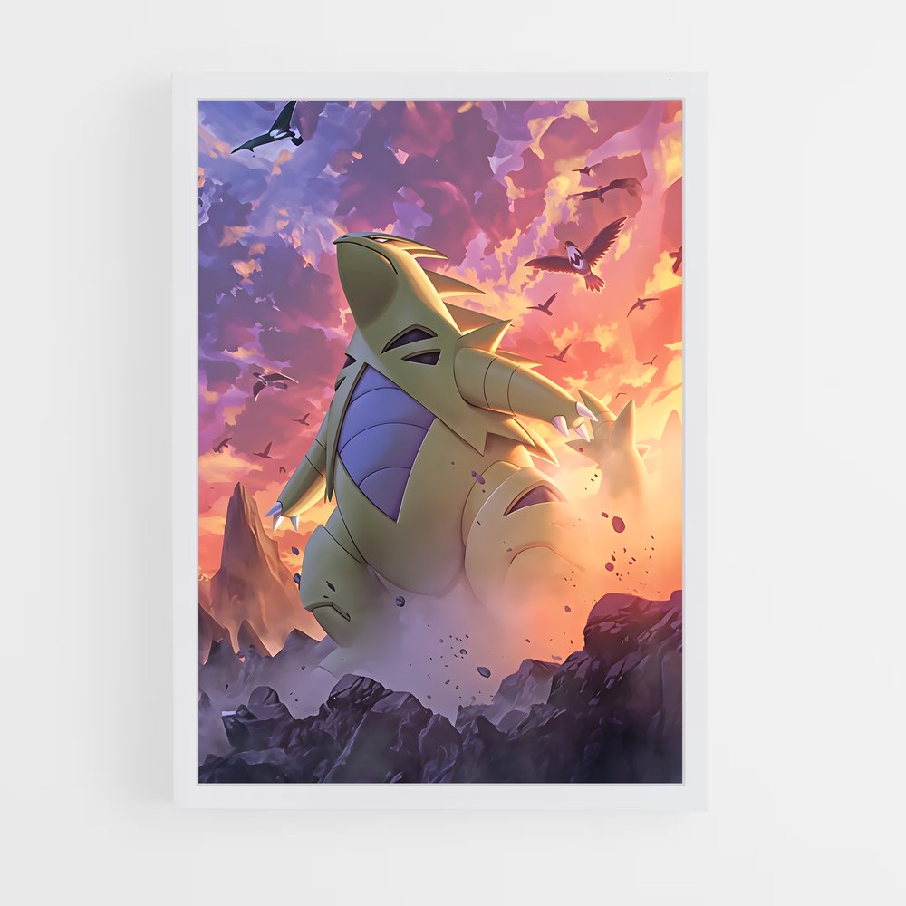 ap-tyranitar-4 cadre Blanc