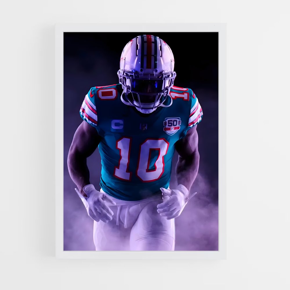 ap-tyreek hill-2 cadre Blanc