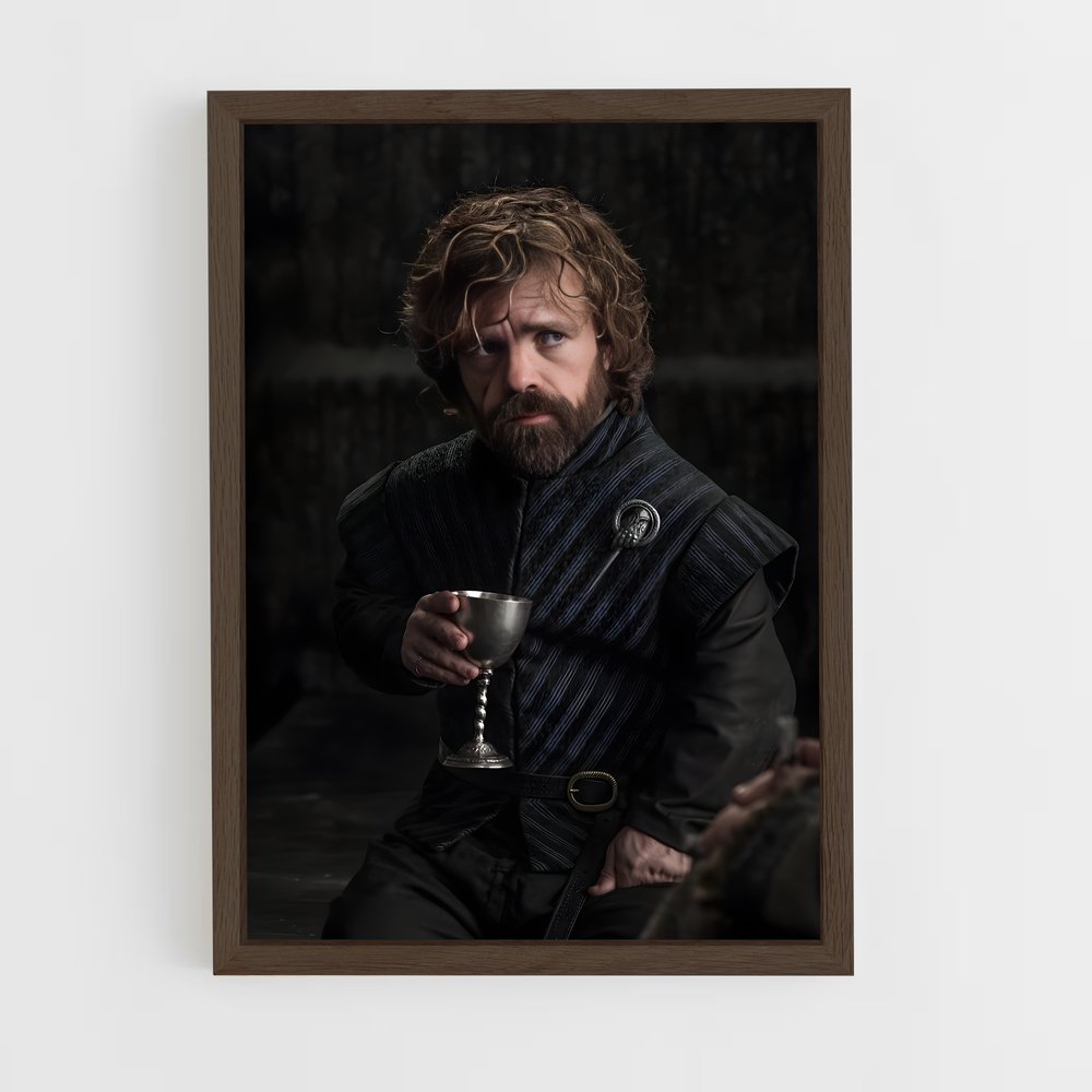 ap-tyrion lannister-1 cadre Bois foncé