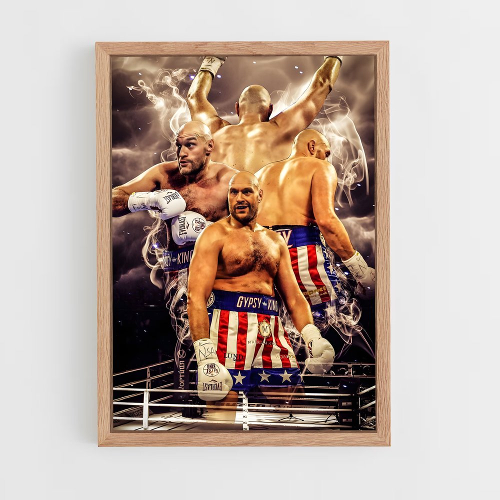 ap-tyson fury-1 cadre Bois clair