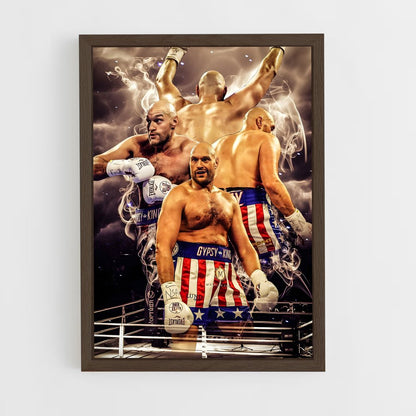ap-tyson fury-1 cadre Bois foncé