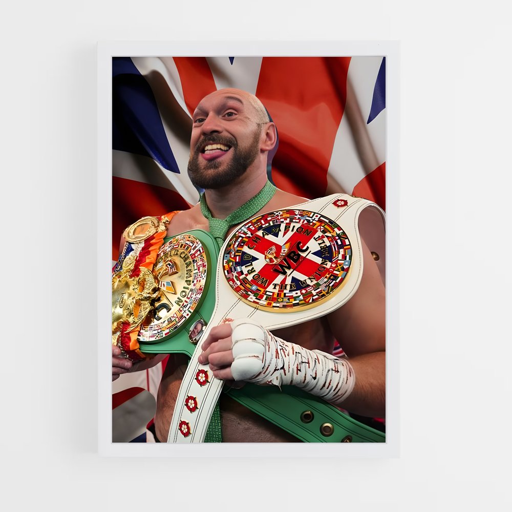 ap-tyson fury-5 cadre Blanc