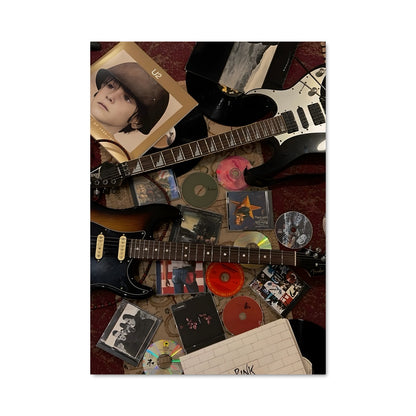 Poster Guitares en Folie