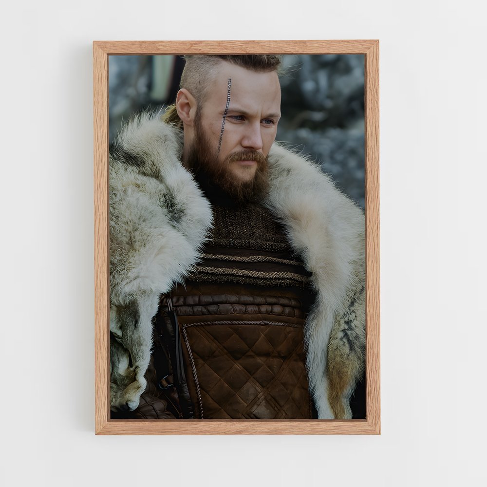ap-ubbe lothbrok-5 cadre Bois clair
