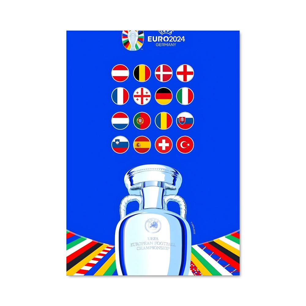Poster Uefa european championship 73403
