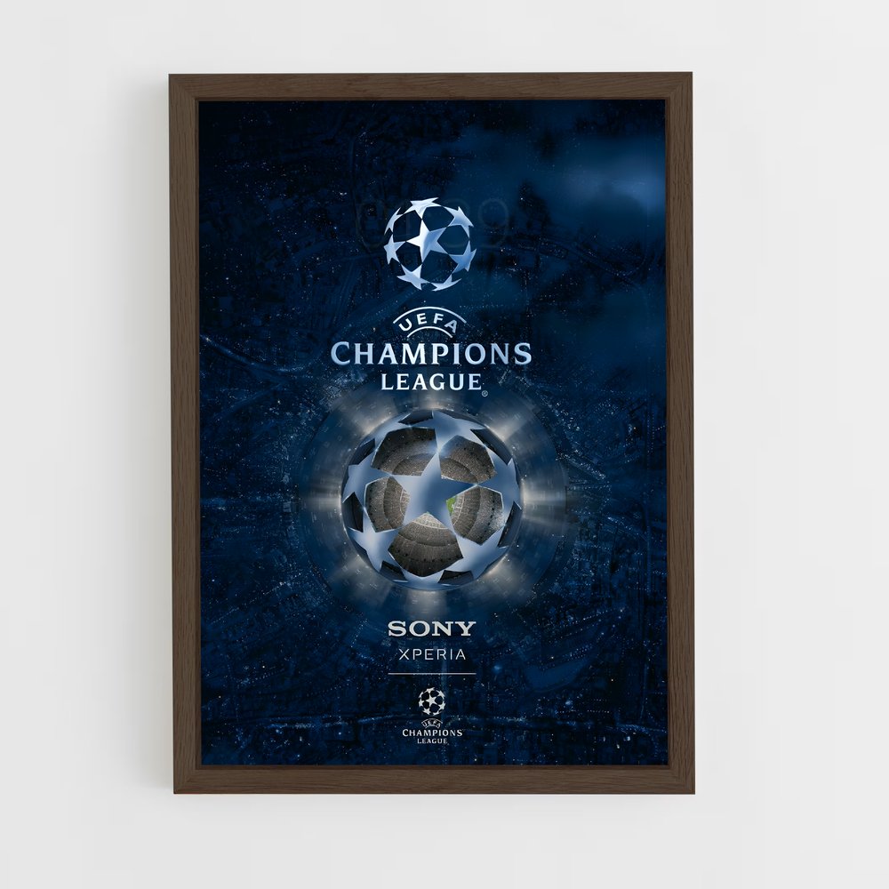 ap-uefa champions league-1 cadre Bois foncé
