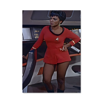 Poster Uhura en Rouge