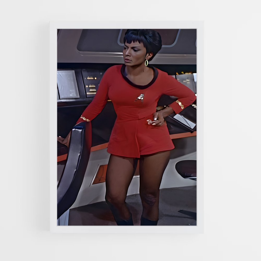 ap-uhura star trek-1 cadre Blanc