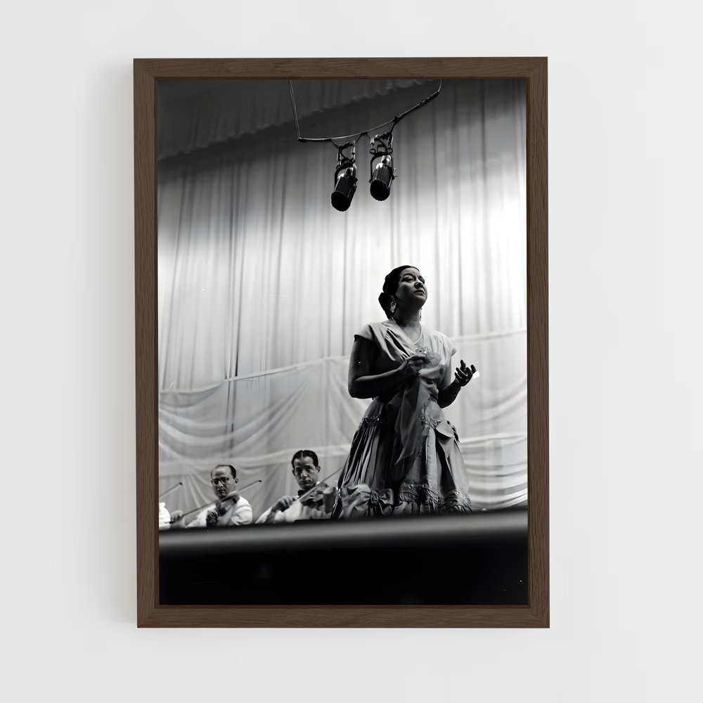 ap-umm kulthum-5 cadre Bois foncé