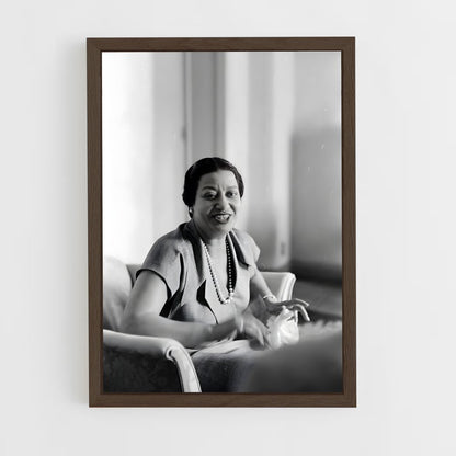 ap-umm kulthum-6 cadre Bois foncé