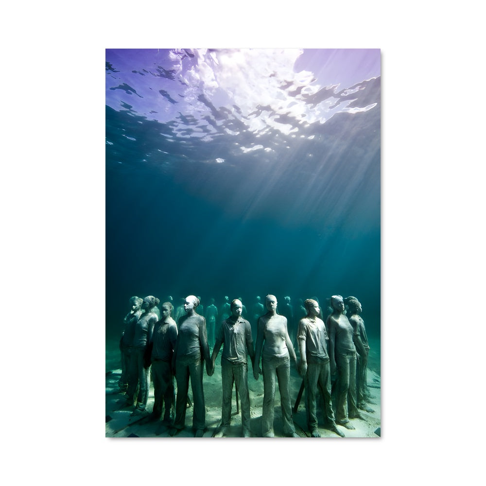 Poster Sculpture Sous-Marine