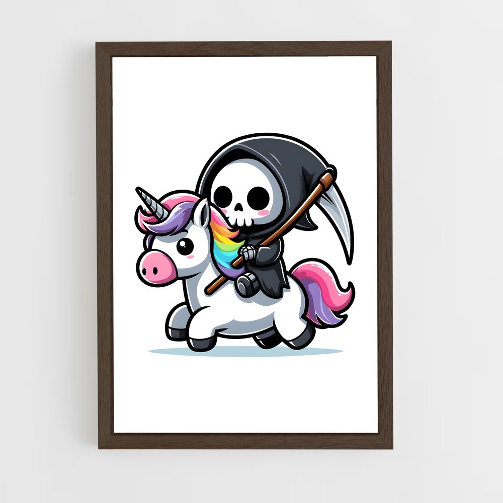 ap-unicorn-9 cadre Bois foncé