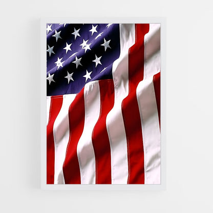ap-united states flag-3 cadre Blanc